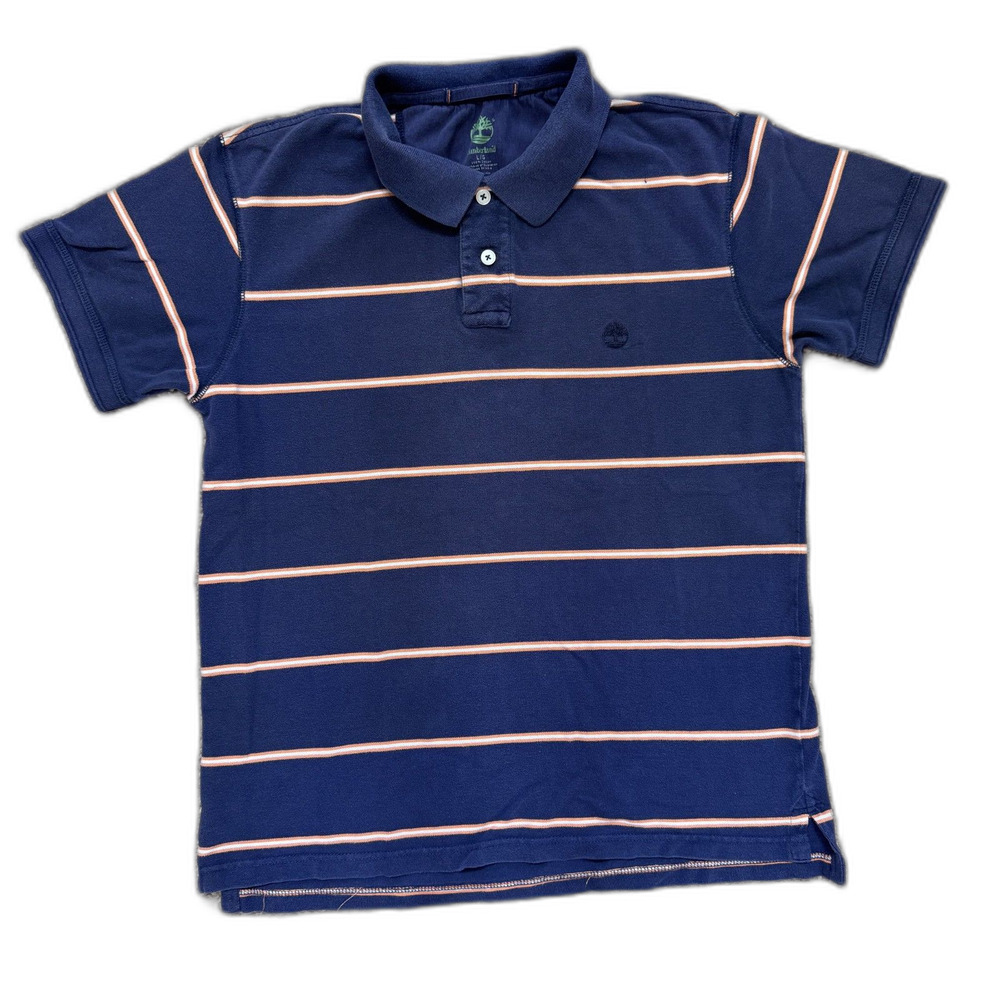 Timberland men size large polo shirt navy 2009